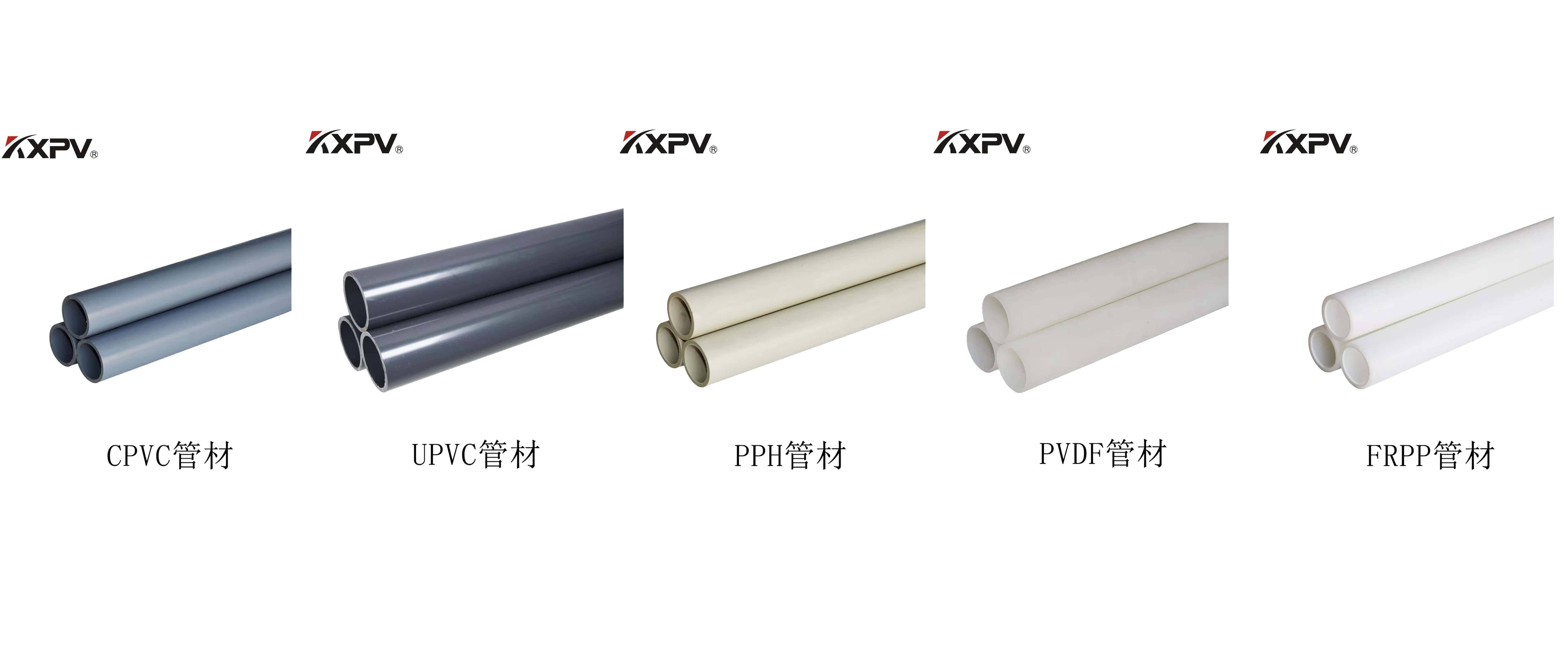 PVC、CPVC、UPVC、PP、FRP的區(qū)別及特點(diǎn)